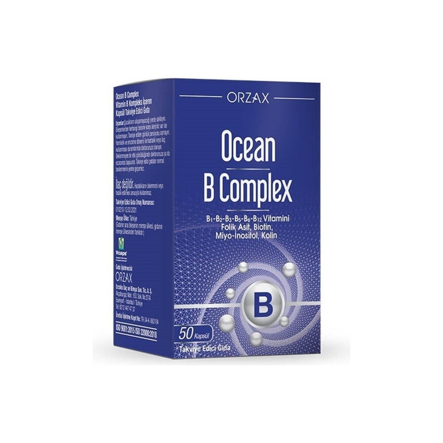 

Ocean Orzax B, 50 капсул