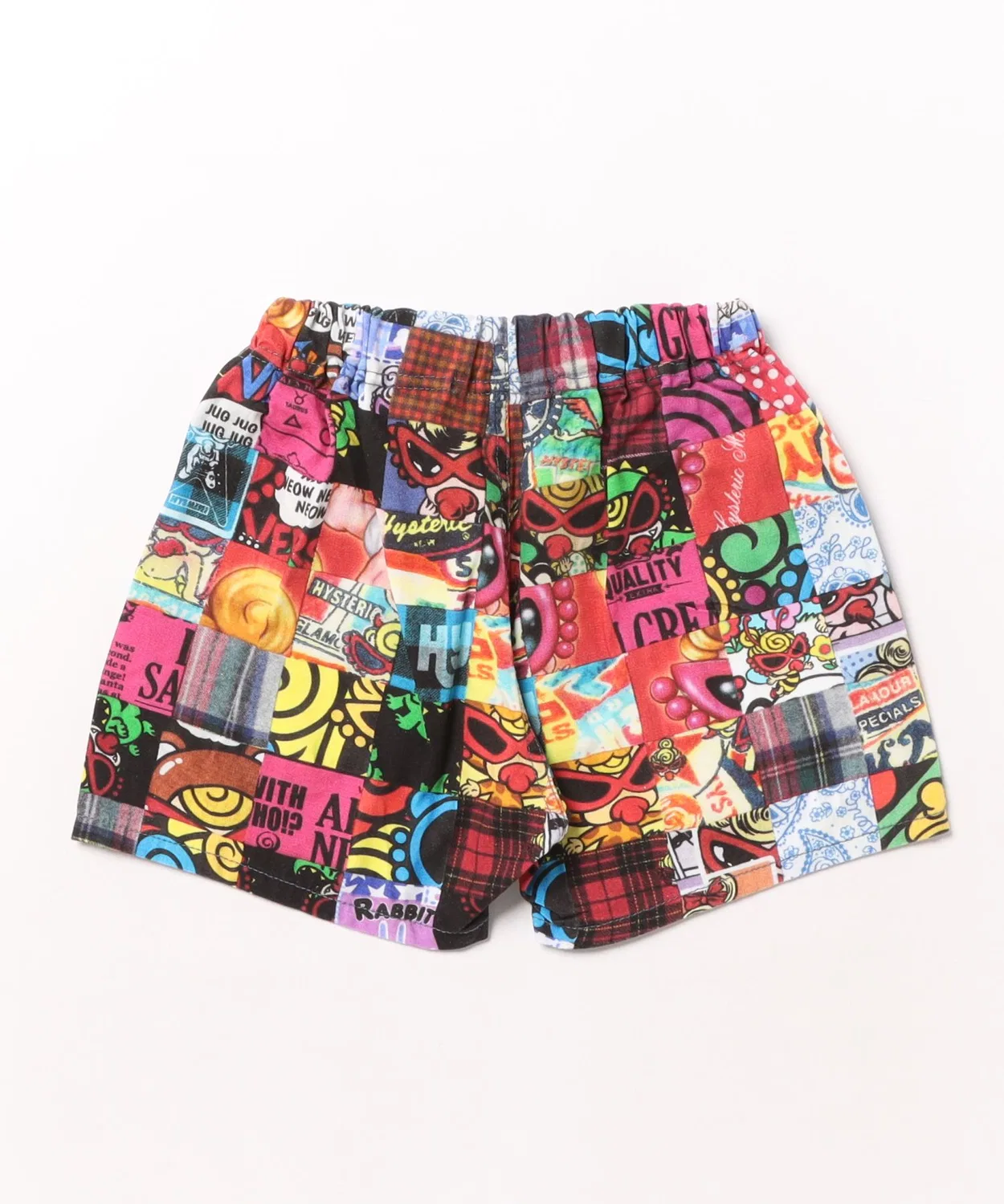 Детские шорты с принтом CRAZY QUILT HYSTERIC MINI, Multi — фото 2
