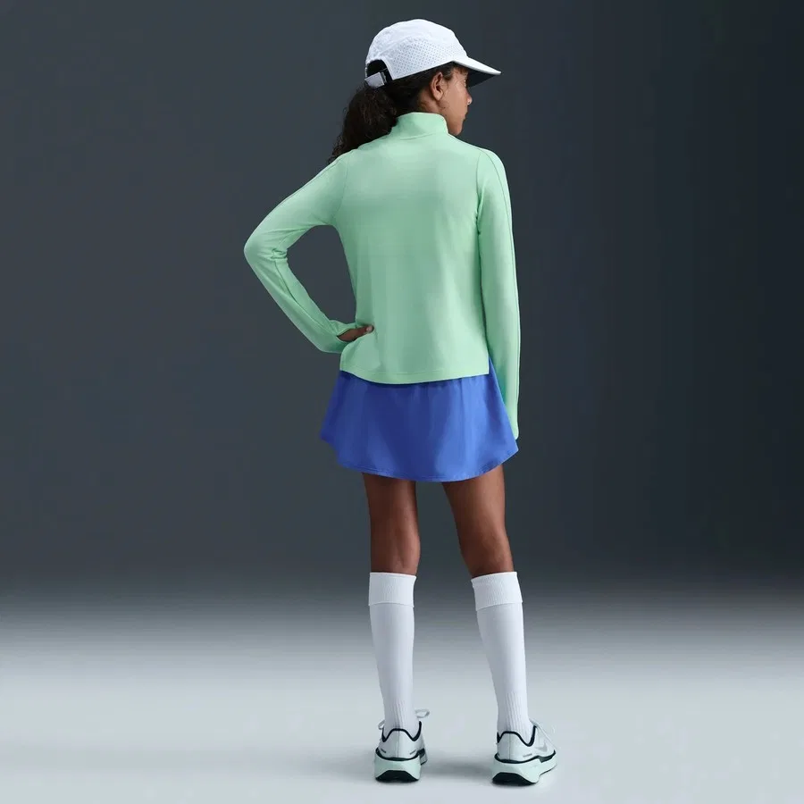 Детский свитшот с четверть-молнией Dri-FIT Nike, Синий — фото 3