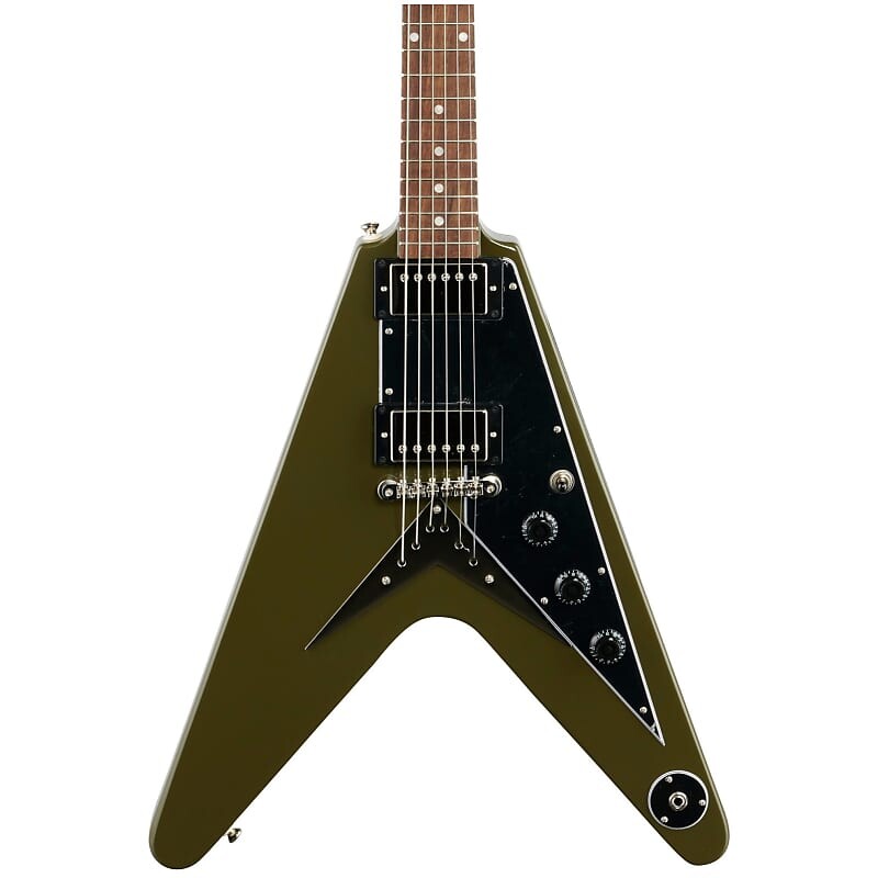 

Электрогитара Epiphone Flying V, цвет оливково-серый Exclusive Flying V