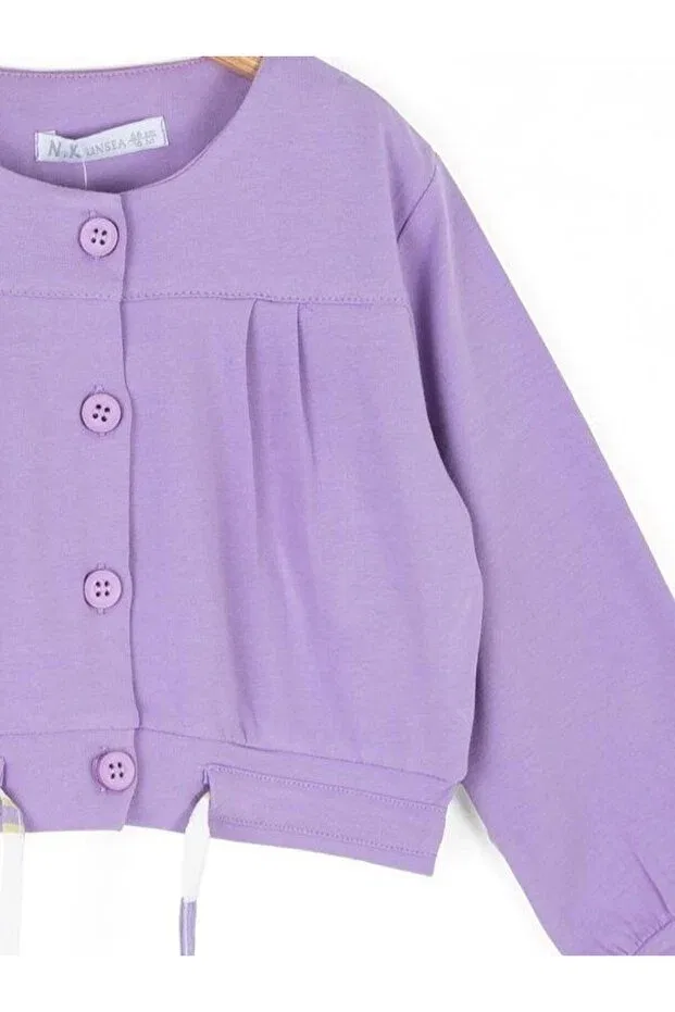 Детский кардиган с длинным рукавом Nk, Purple
