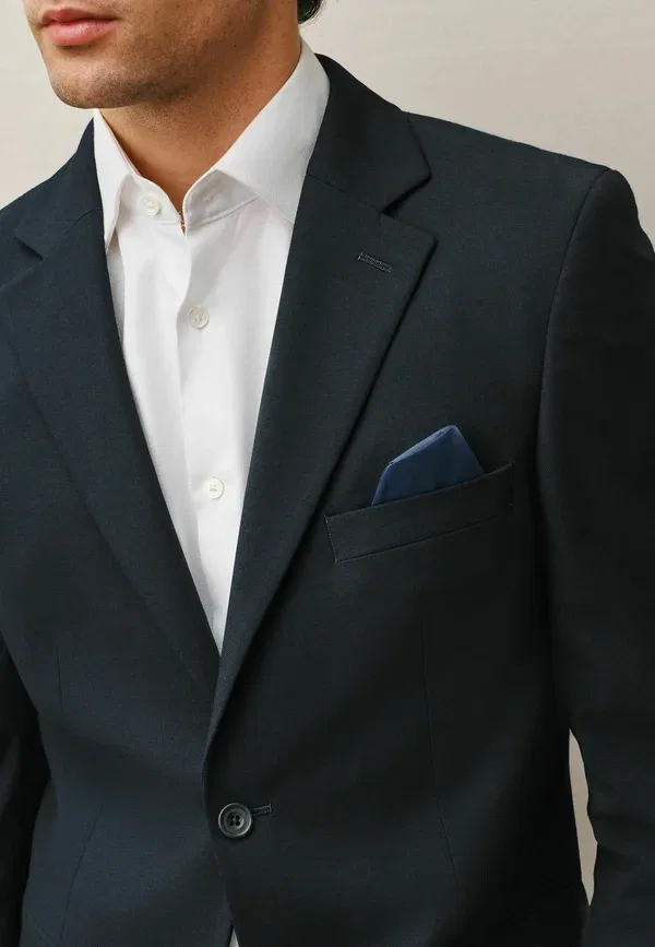 Пиджак из полиэстера Suit jacket Next темно-синий — фото 4