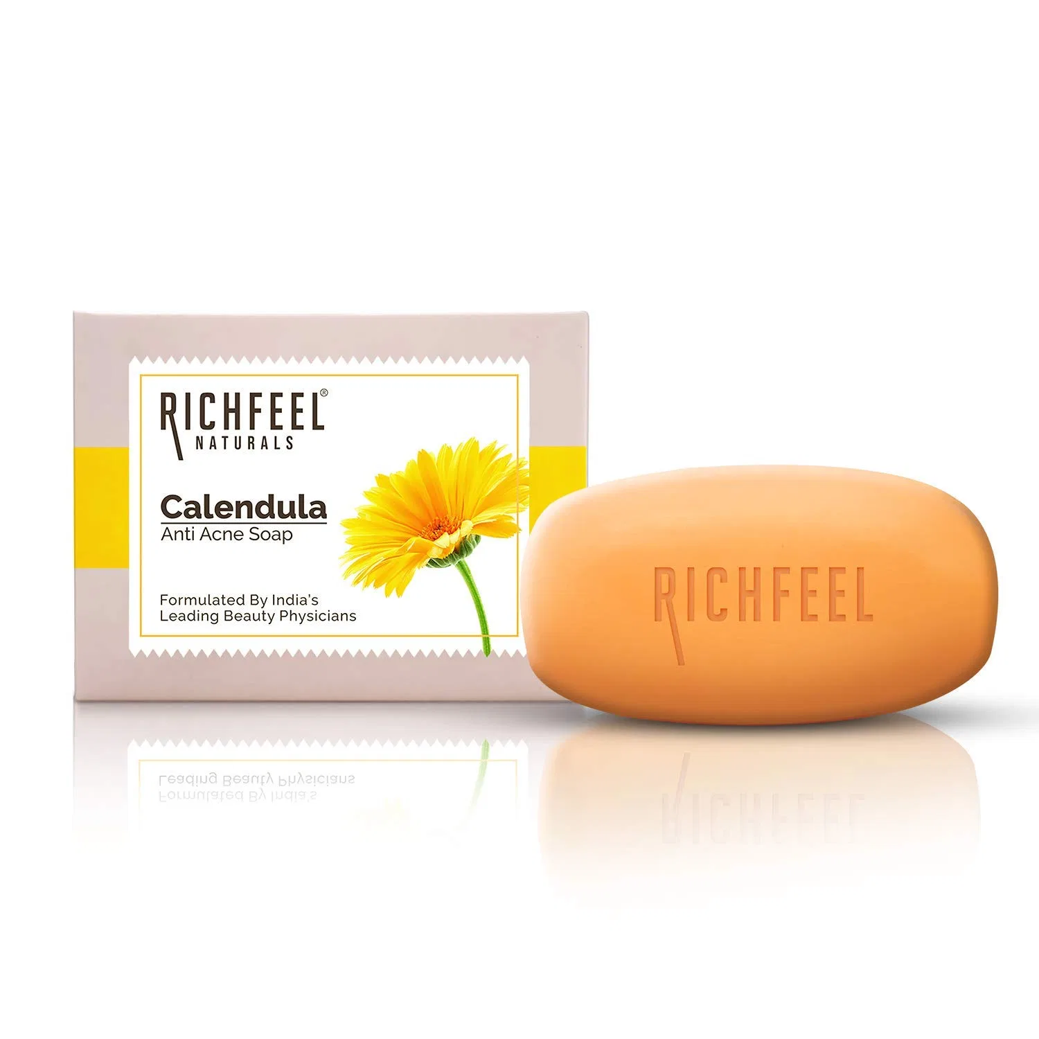 Твердое мыло Richfeel Календула, 75г, 4 шт