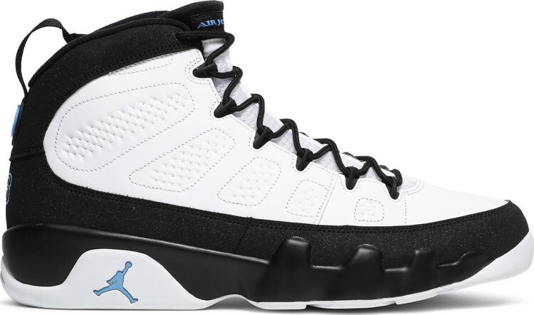 

Кроссовки Air Jordan 9 Retro University Blue, белый, Белый;серый, Кроссовки Air Jordan 9 Retro University Blue, белый