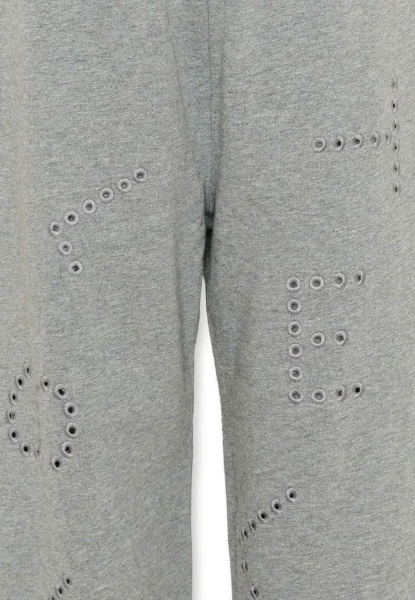 Брюки из 100% хлопка Tracksuit bottoms Stella Mccartney Kids, серый — фото 3