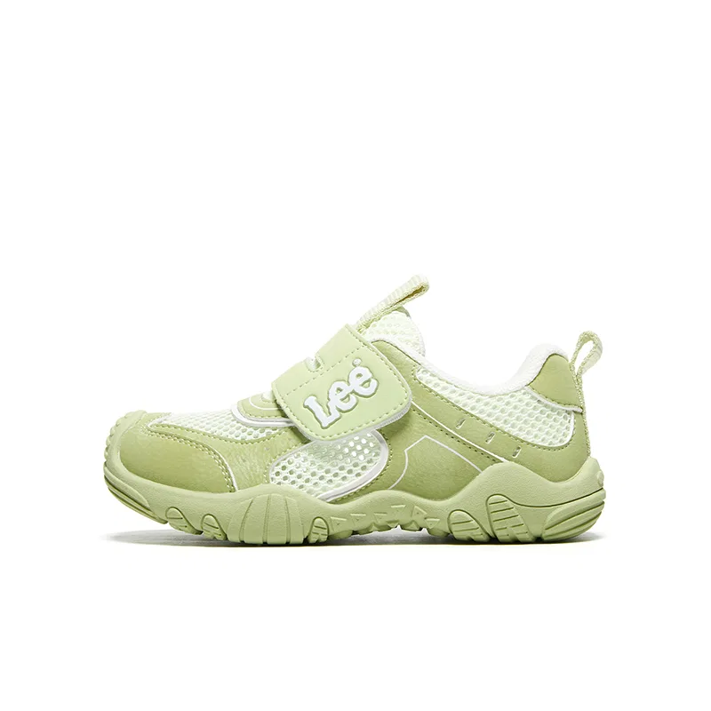 Детские дышащие кроссовки с защитой от ударов Lee, Green Unlined Mesh Breathable