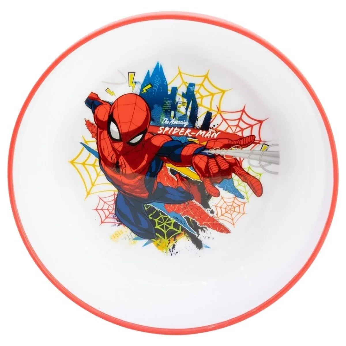 Детская тарелка Spiderman, красный