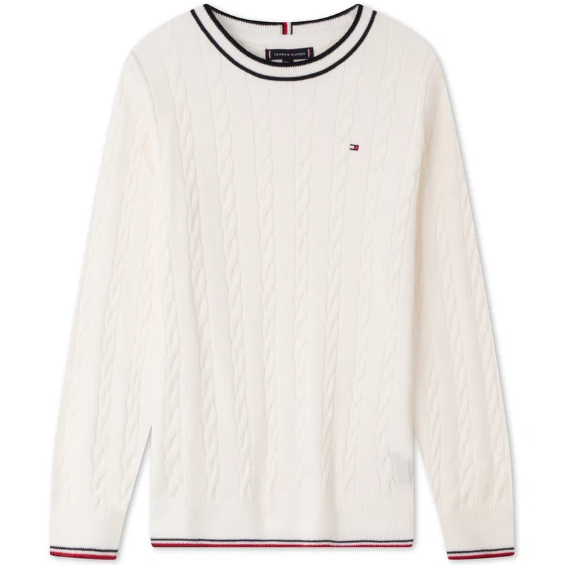 Свитер с круглым вырезом Tommy Hilfiger, Navy Blue — фото 3