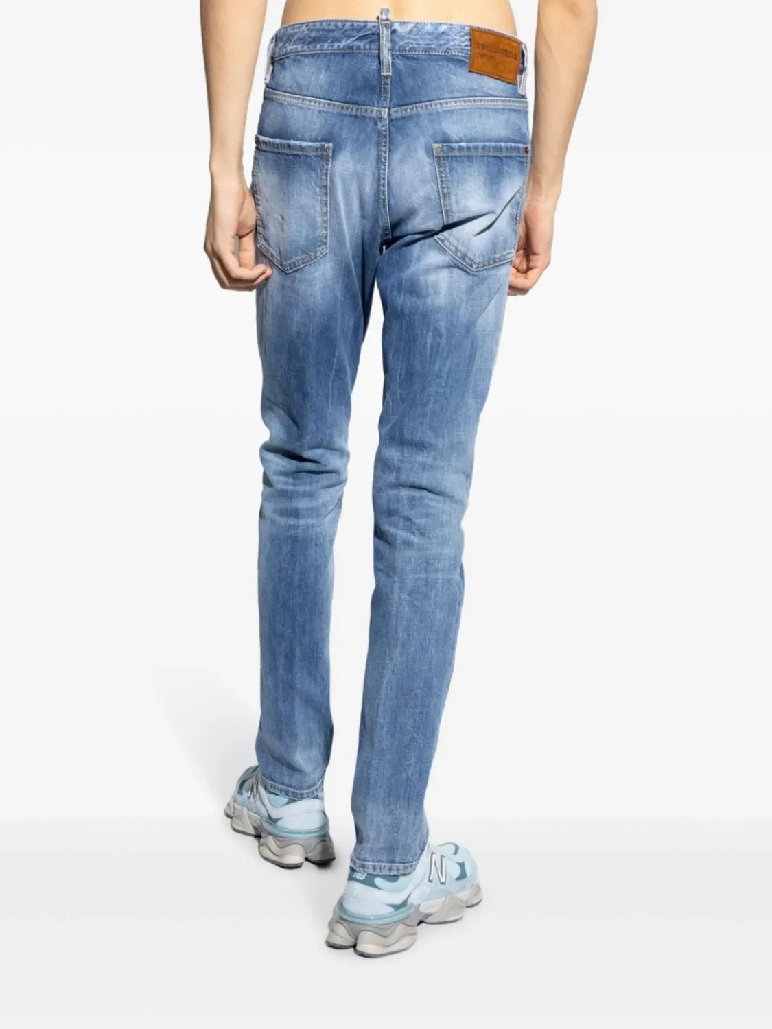 DSQUARED2 Мужские джинсы Slim-Fit с середины талии — фото 4