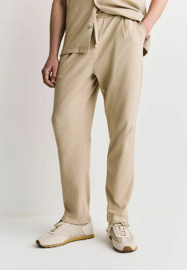 Брюки хлопковые Tracksuit bottoms Next, neutral, нейтральный