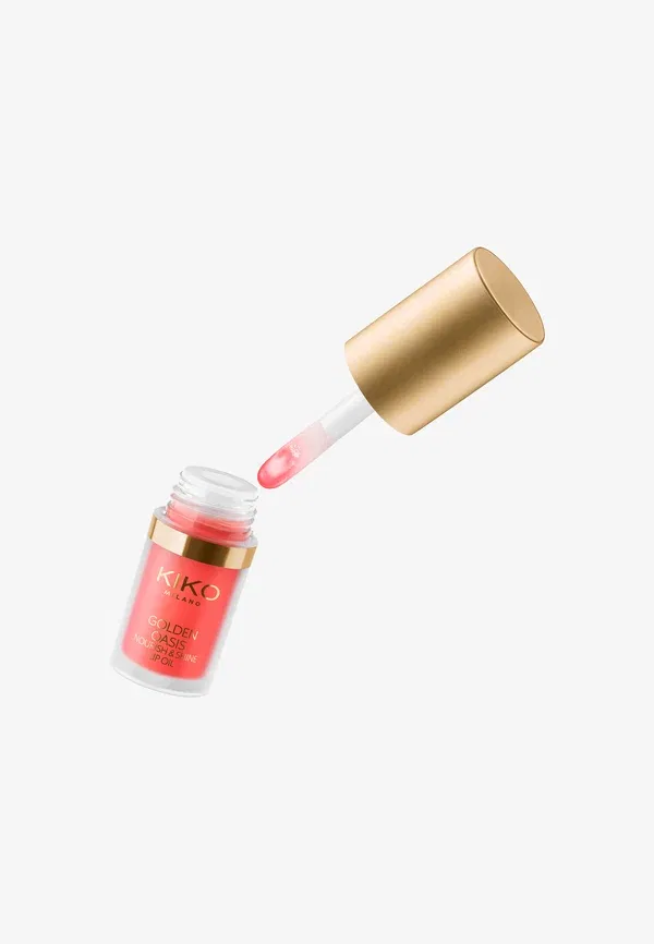 Масло для губ Golden Oasis Nourish & Shine - масло для губ 4.5 мл Kiko Milano, цвет pinch of pink — фото 3