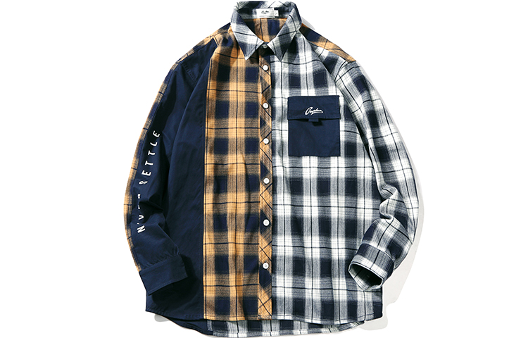 

Рубашка унисекс Guuka, Blue Plaid