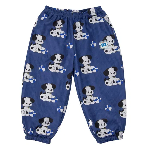 Детские спортивные штаны-джоггеры с принтом пончика Donut Ice Jogger Pants MINIDOU, Navy — фото 2