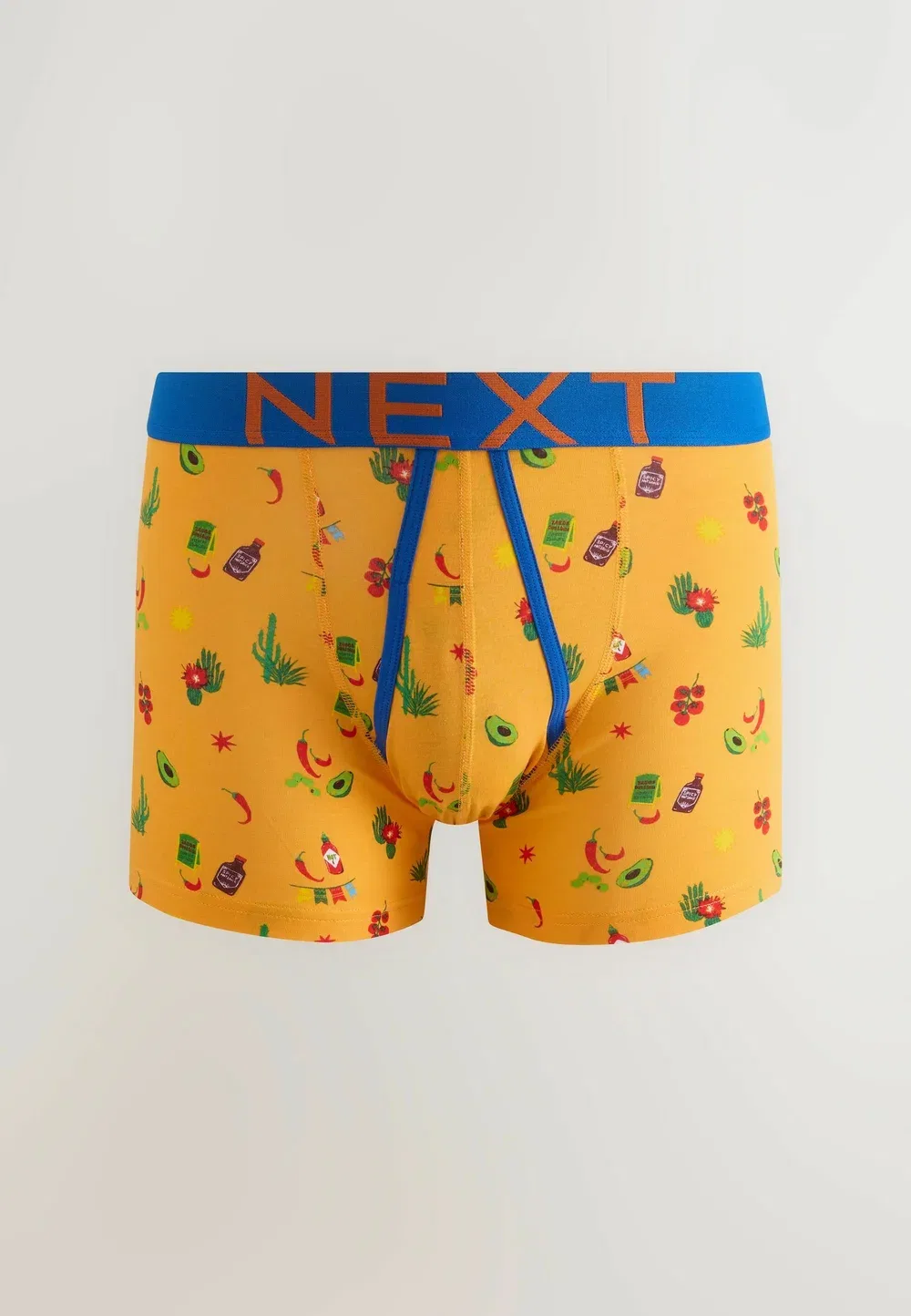 Комплект из 5 боксеров. - боксерские трусы Next, Orange Mexico Print — фото 3