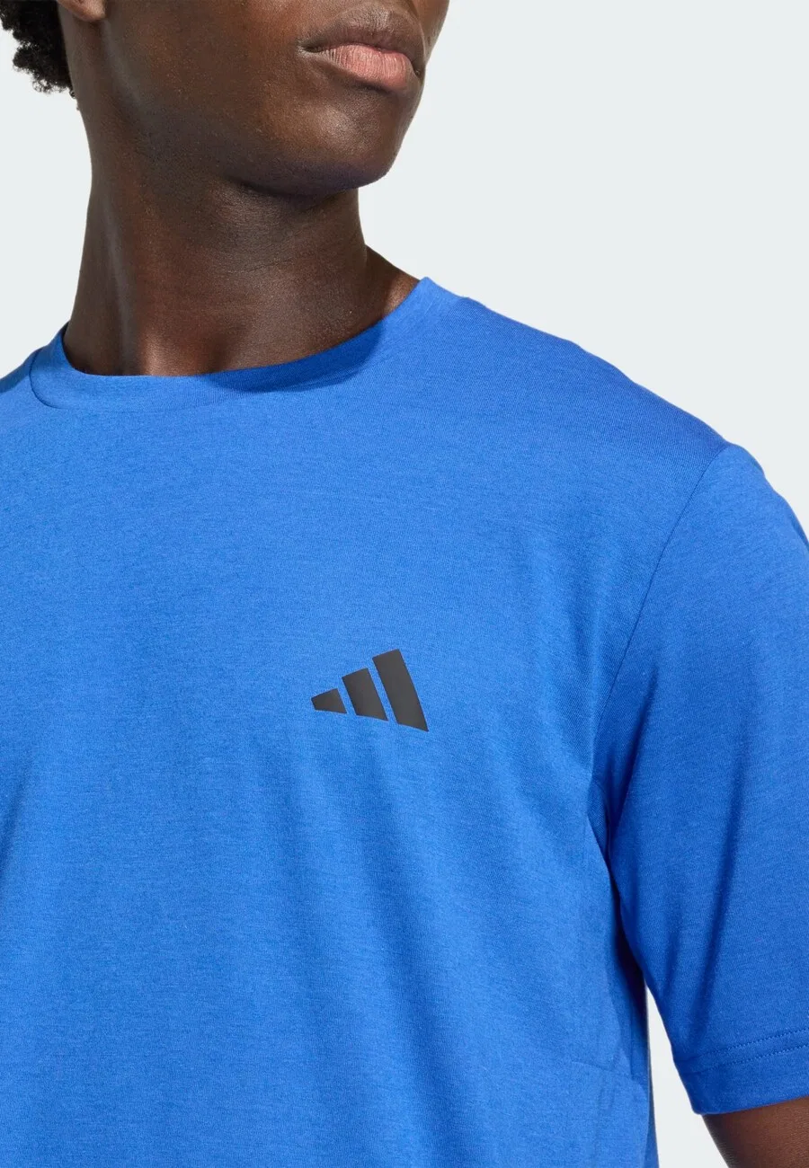 Спортивная футболка ADIDAS PERFORMANCE Performance Shirt королевского синего цвета — фото 3