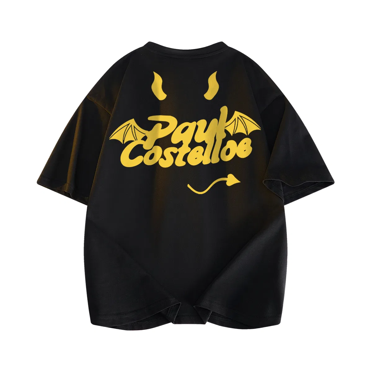 Детская футболка с круглым вырезом Black Yellow Paul Costelloe