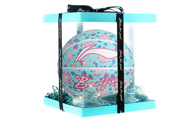 

LINING Баскетбольный мяч Foamed Rubber Unisex размер 5 соревновательный детский Blue