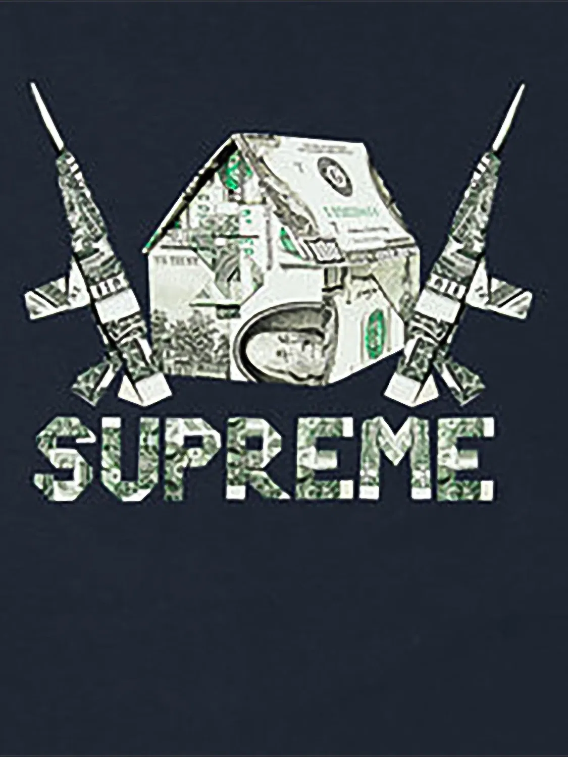 Футболка Origami синяя Supreme, синий — фото 2