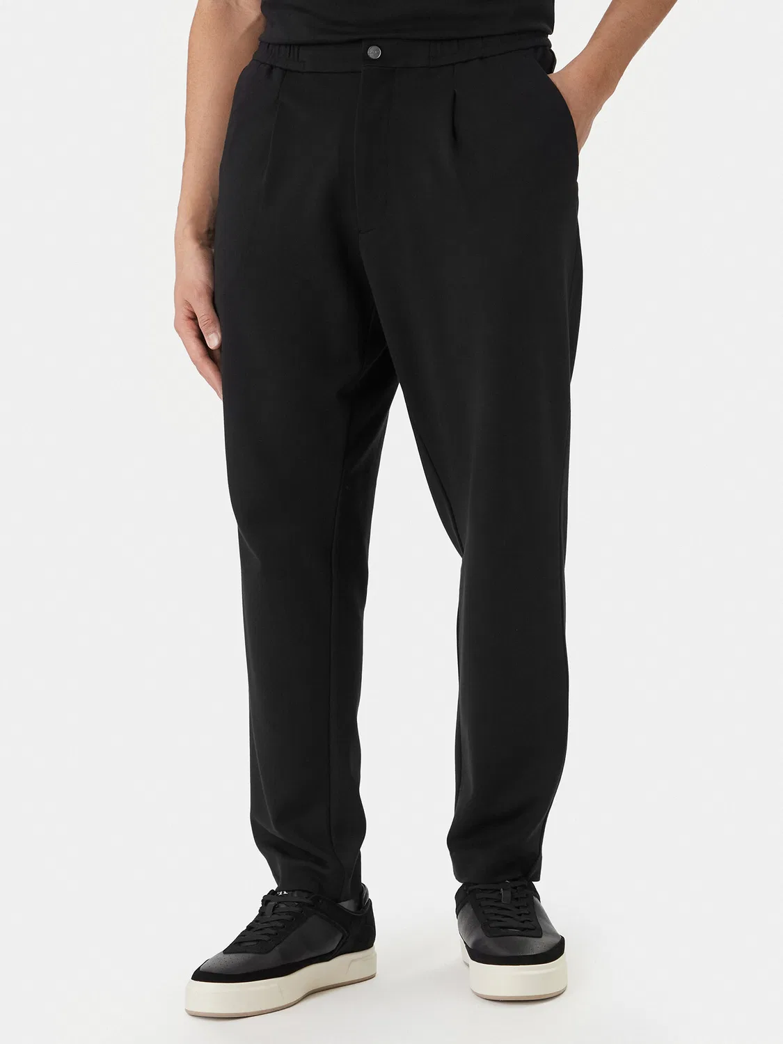 Мужские брюки зауженного кроя Calvin Klein, черный