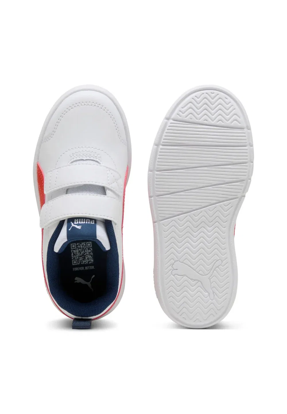 Courtflex v3 v ps - кроссовки Puma, Bianco — фото 3