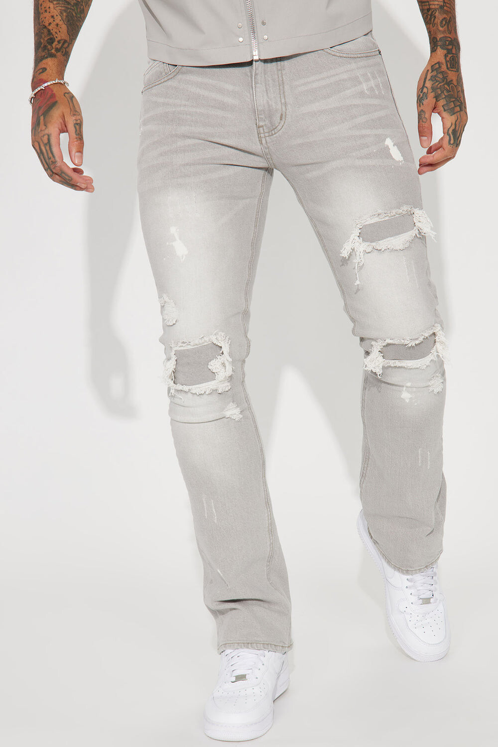 

Джинсы скинни Fashion Nova KND4590, серый
