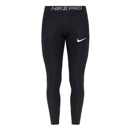 

Брюки pro work outsport training sculpting long trousers men s black Nike, черный