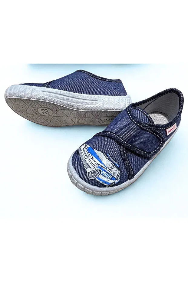 Детские ботинки для мальчиков без каблука Basics Superfit, Navy Blue — фото 2