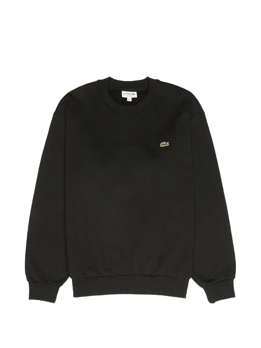 Свитшот с нашивкой-логотипом Lacoste, черный