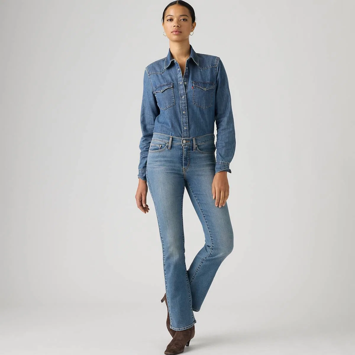 Женские джинсы-клеш 315 Levi's, Camp Denim - Medium Wash