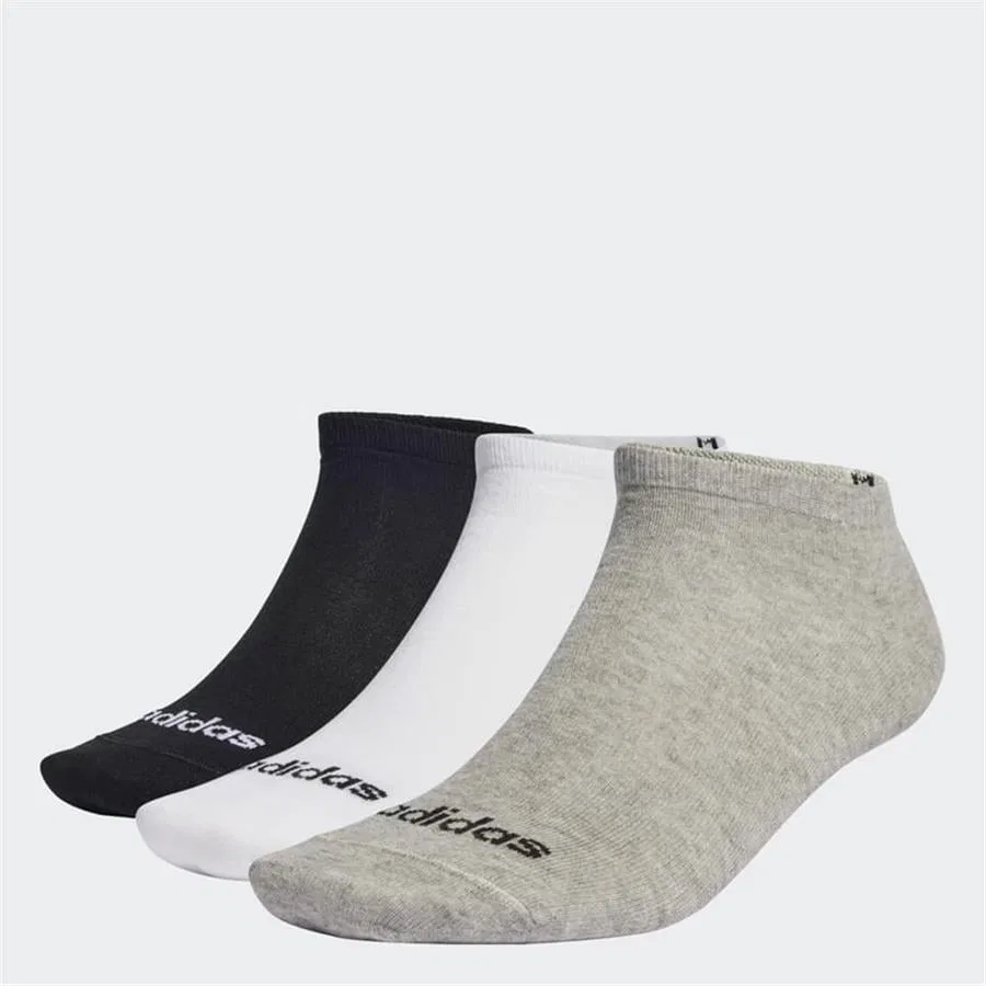 Спортивные носки T Lın Low 3p adidas, Серо-бело-черный