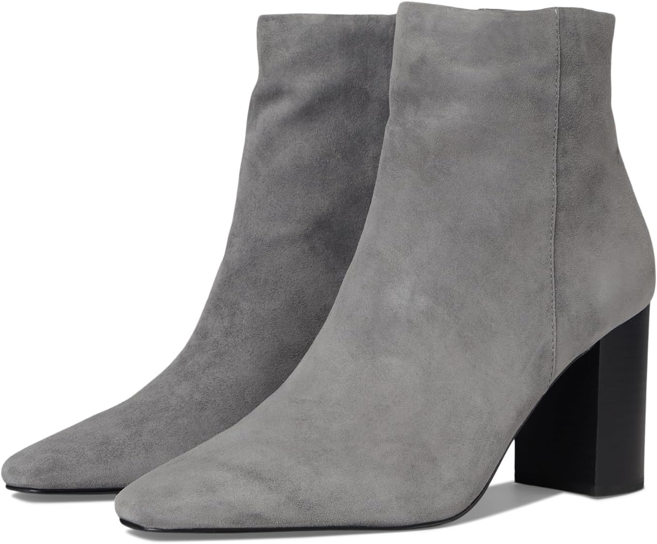 Женские ботильоны Steve Madden Aidan замшевые на каблуке, серый