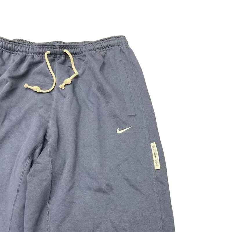 Мужские спортивные штаны из трикотажа Nike Dri-FIT, Navy Blue — фото 4