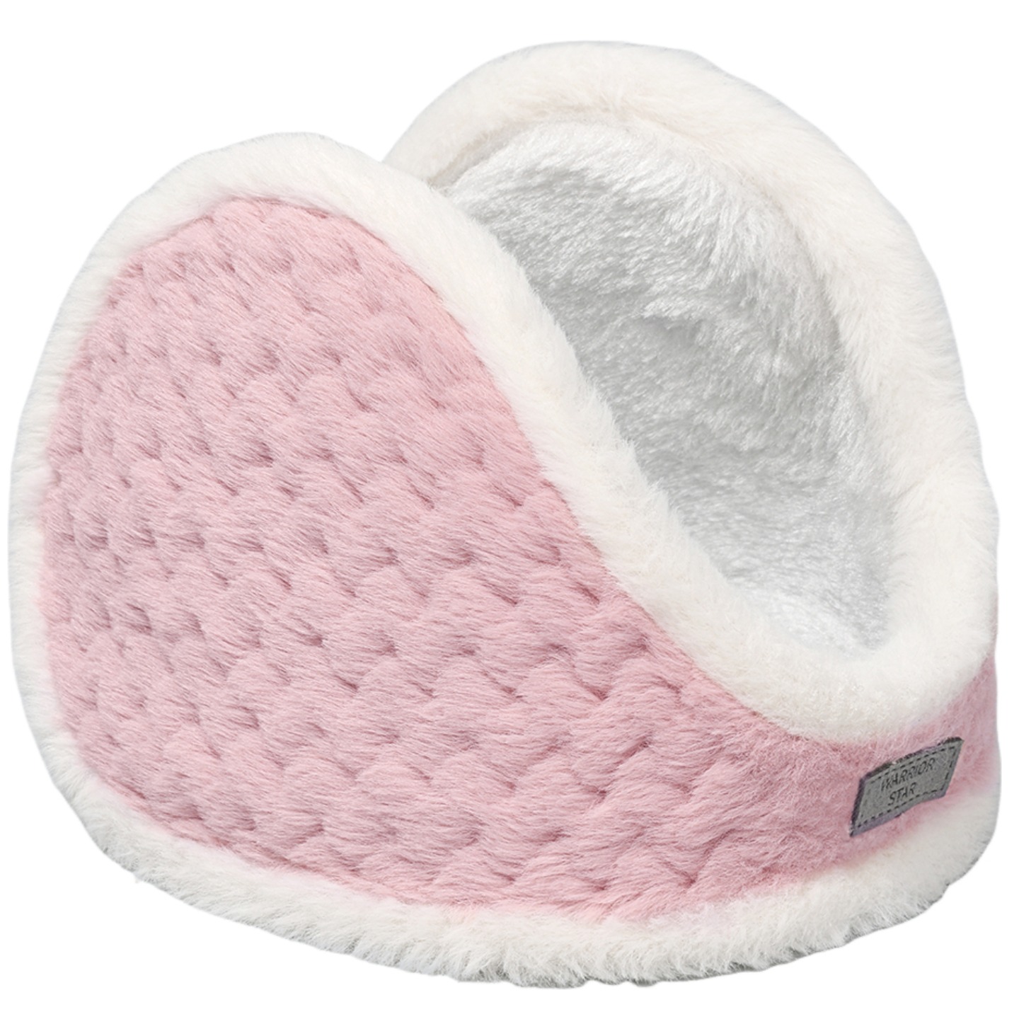 

Полиэстеровые наушники Unisex WARRIOR, розовый белый