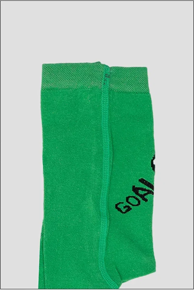Детские колготки хлопковые для мальчиков Defne Baby, Green — фото 3