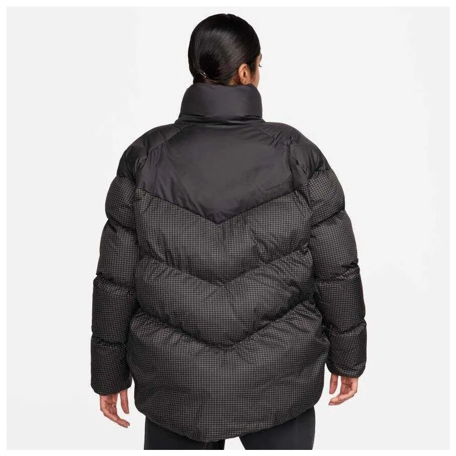 Женский пуховик из полиэстера с высокой посадкой Nike Sportswear TF Windpuffer, Черный — фото 2