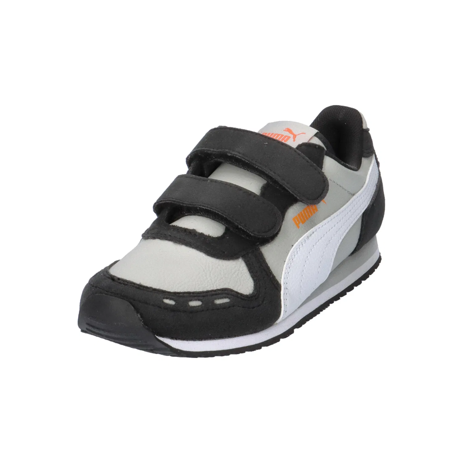 Детские кроссовки с принтом Cabana Racer Puma, Grau Weiss — фото 4