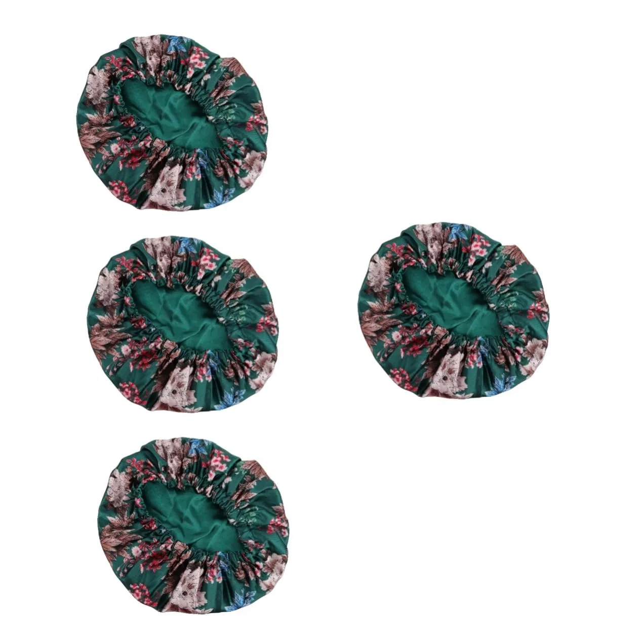 Набор шапочек для душа, 4 шт, FRCOLOR, сатин, 30x20.5x3 см, Green