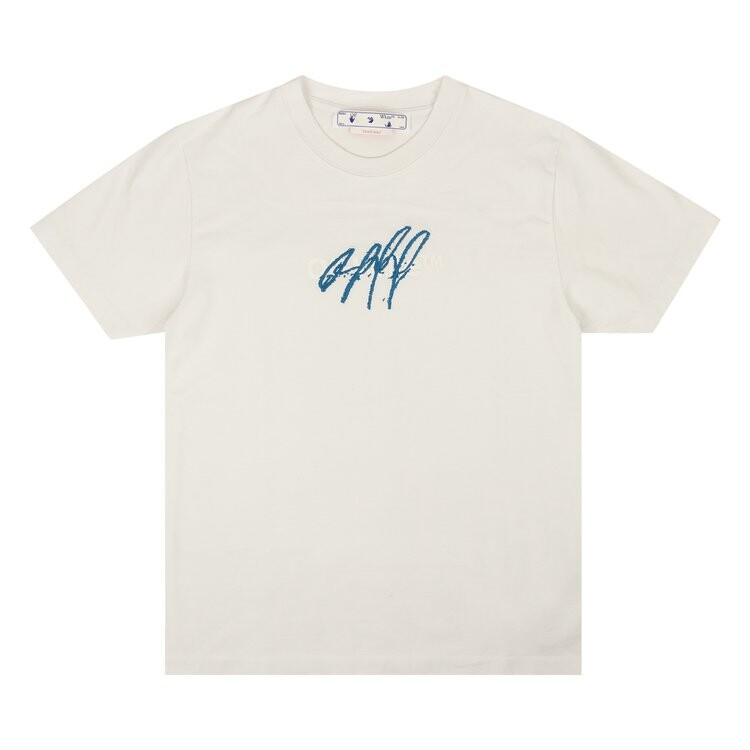 

Футболка Off-White Bounce Cross Off Slim Short-Sleeve Tee 'White Light', белый
