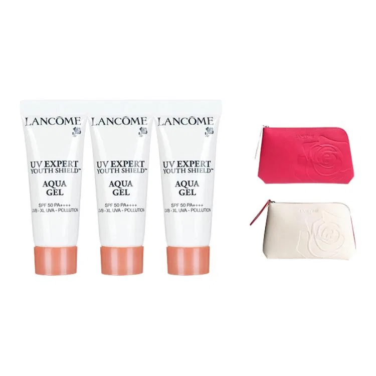 Солнцезащитный крем-праймер LANCOME Shiro Tube, набор из 3 образцов по 10 мл, Blue
