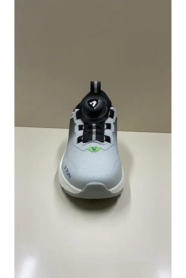 Детские кроссовки для девочек на шнуровке Neptün Vicco, Gray — фото 3