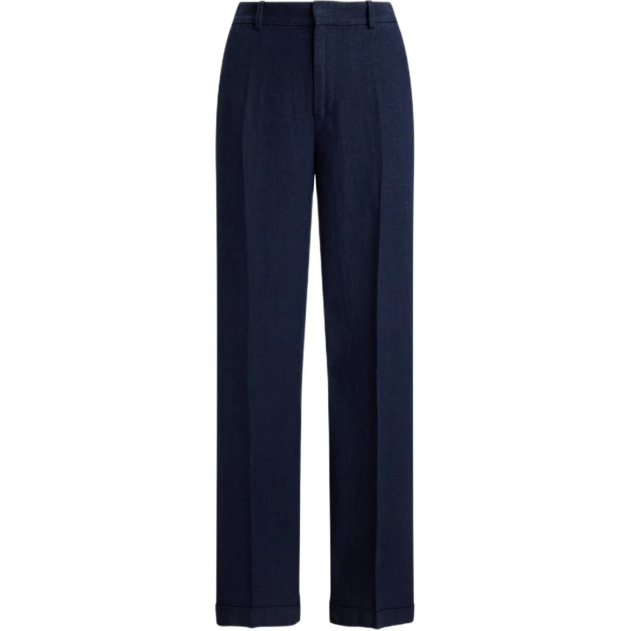 Женские повседневные брюки со средним прямым кроем Polo Ralph Lauren, Dark Blue