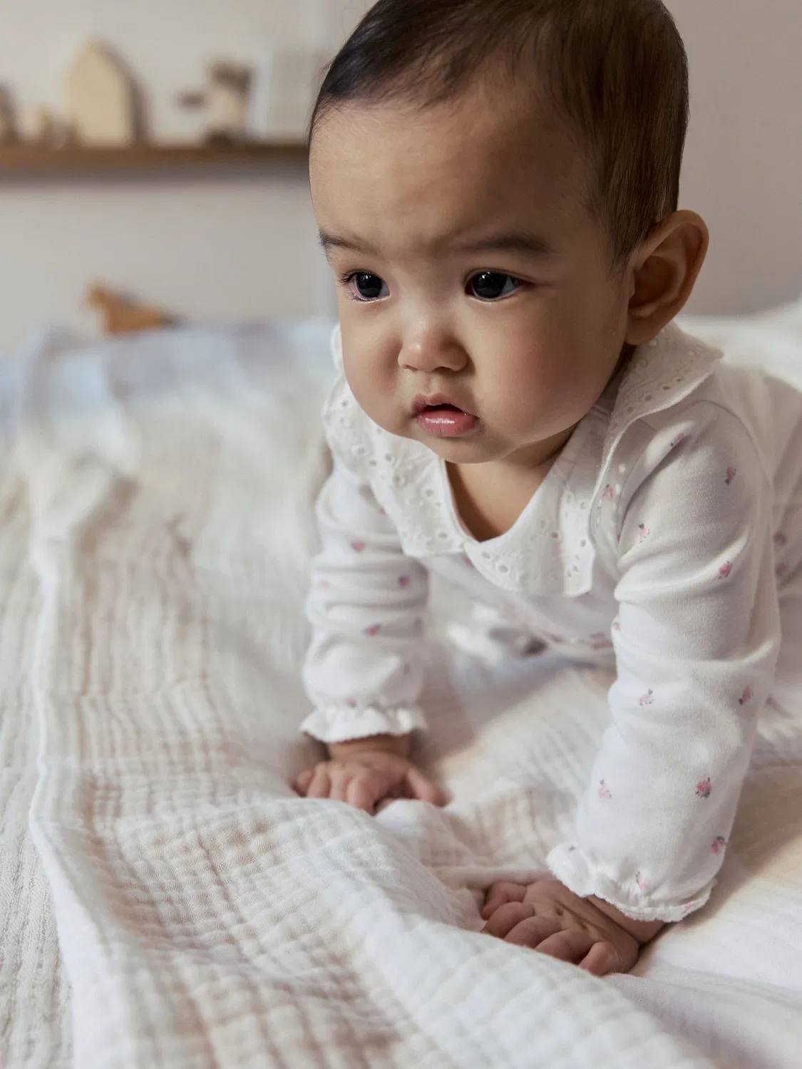 Комбинезон для сна Family Baby Sleepsuit Next, белый — фото 3