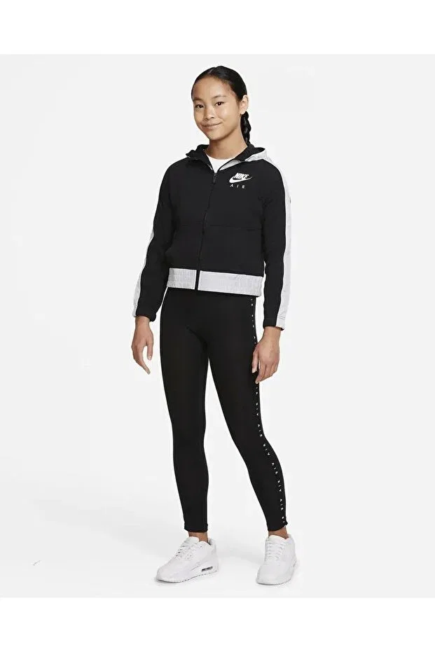 Детское худи для девочек с длинным рукавом Nike, Black