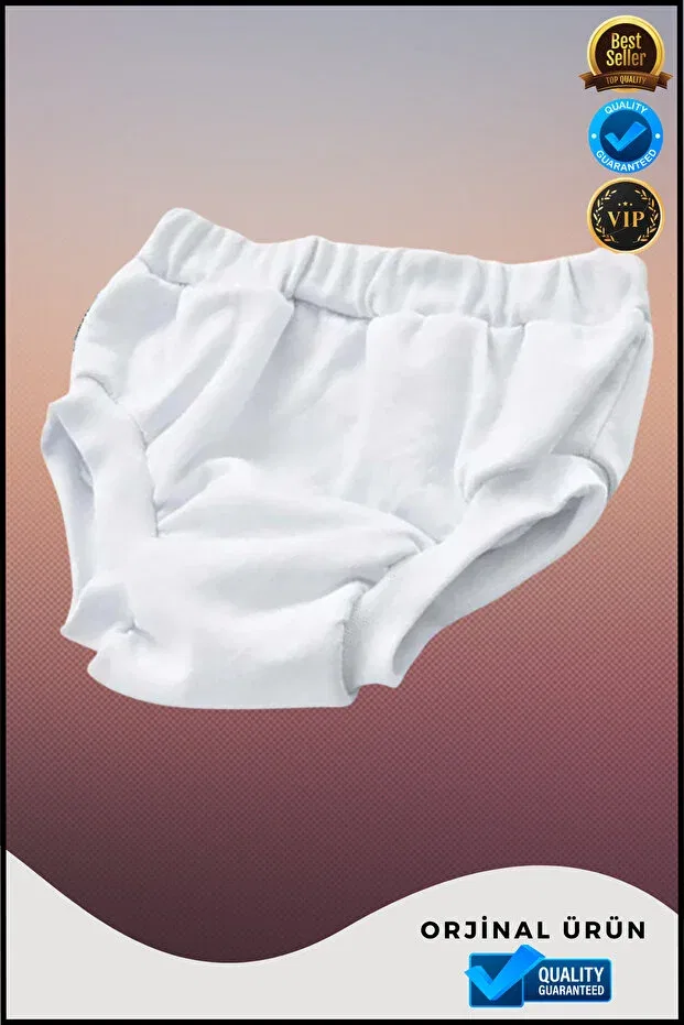 Детские трусы для девочек хлопковые 3 шт Overbazaar, White