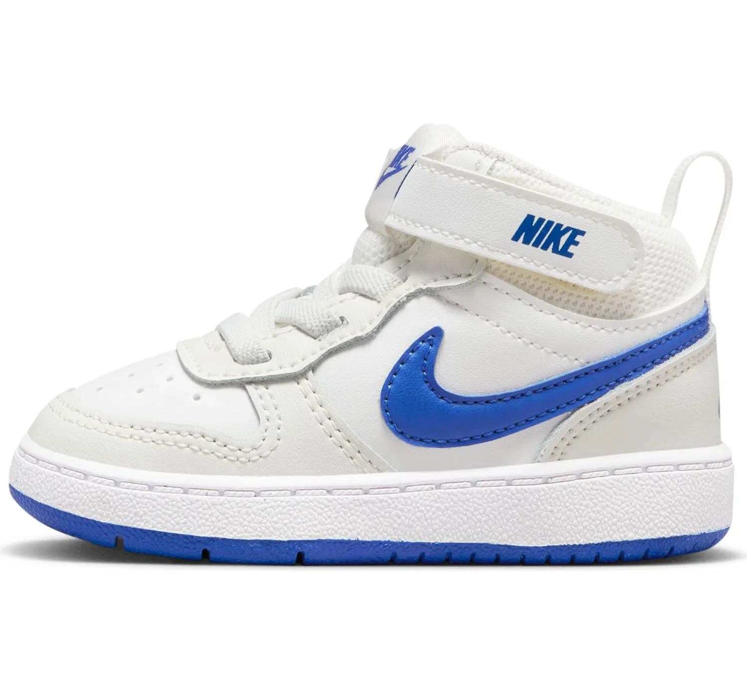 Детские кроссовки для мальчиков кожаные Cd7784 NIKE, Royal Blue White Top