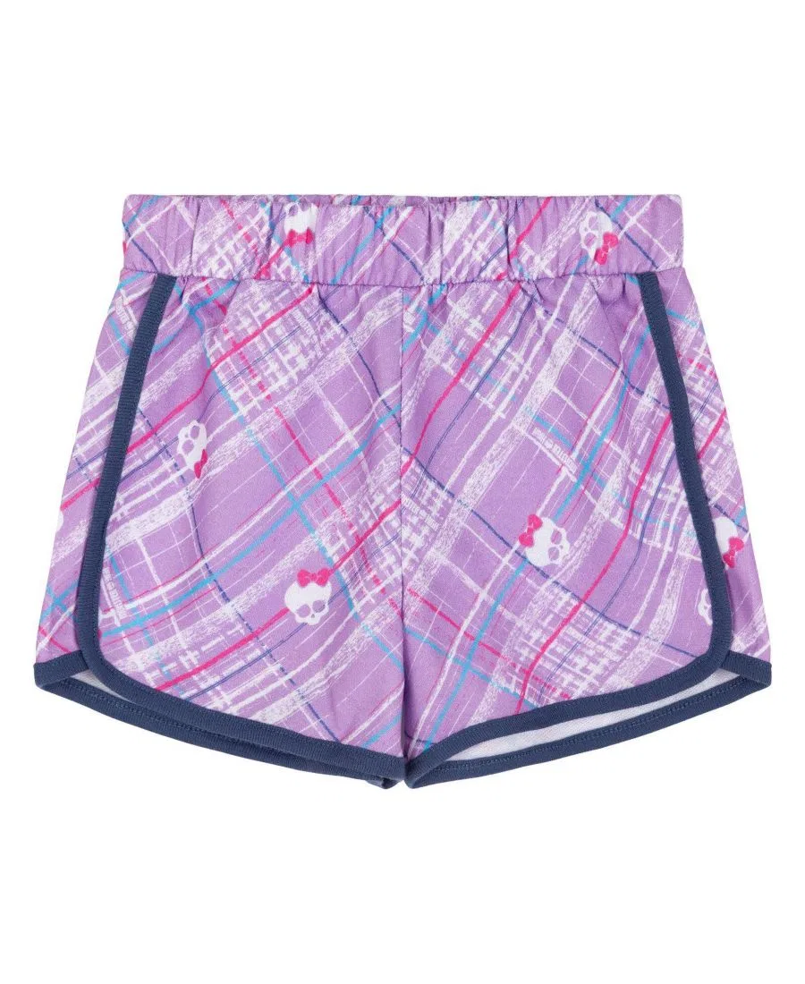 Комплект из футболки и шорт-дольфин Monster High, Slate Blue Lilac — фото 3