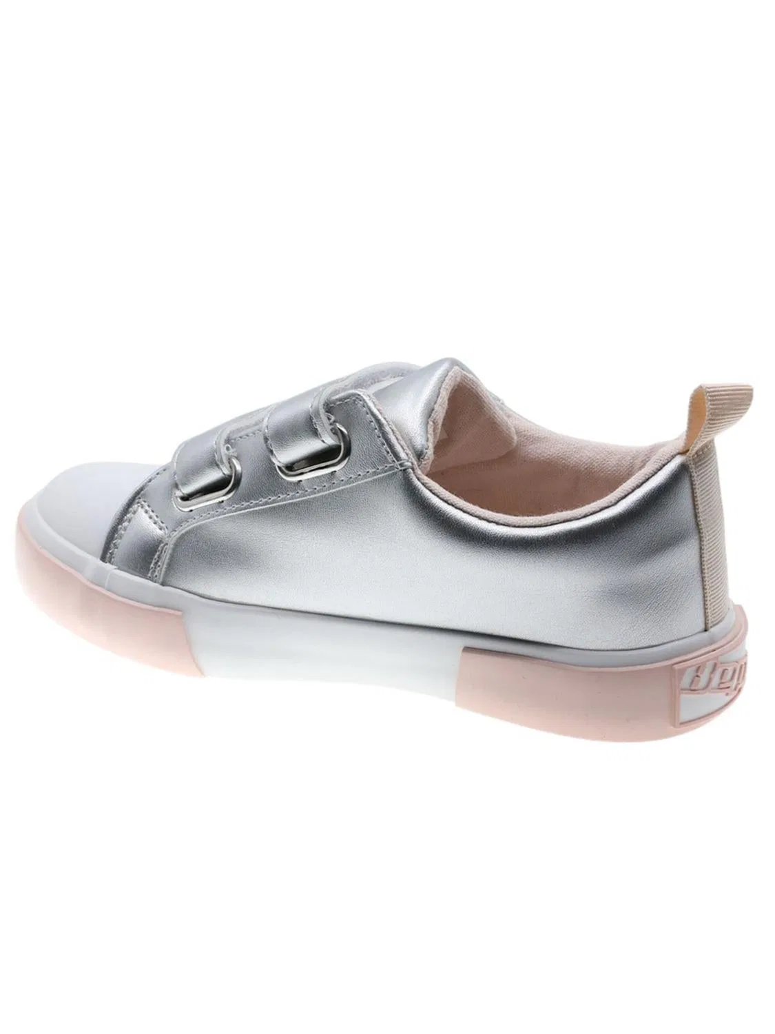 Кроссовки Beppi Canvas Shoe серебристого цвета — фото 2