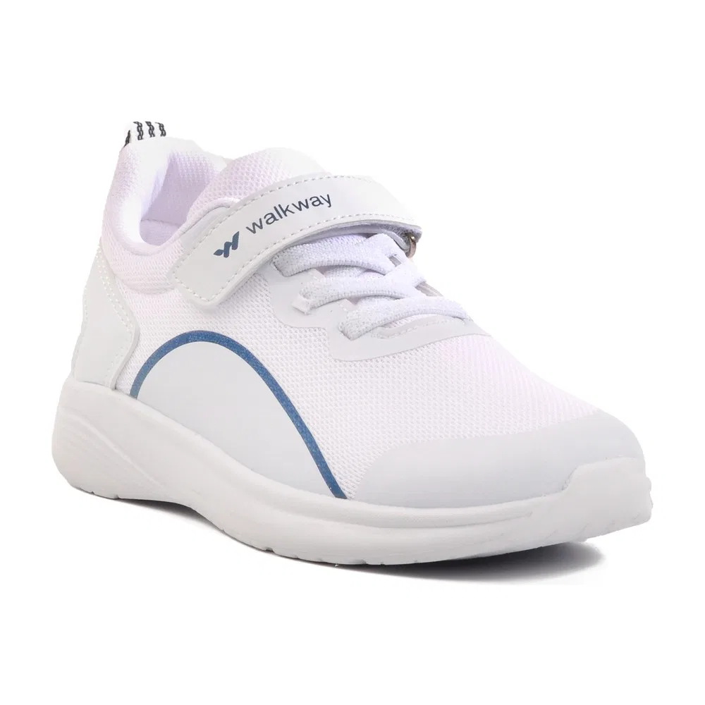 Детские спортивные кроссовки с шнуровкой Dera 640 F, White Navy Ayk's