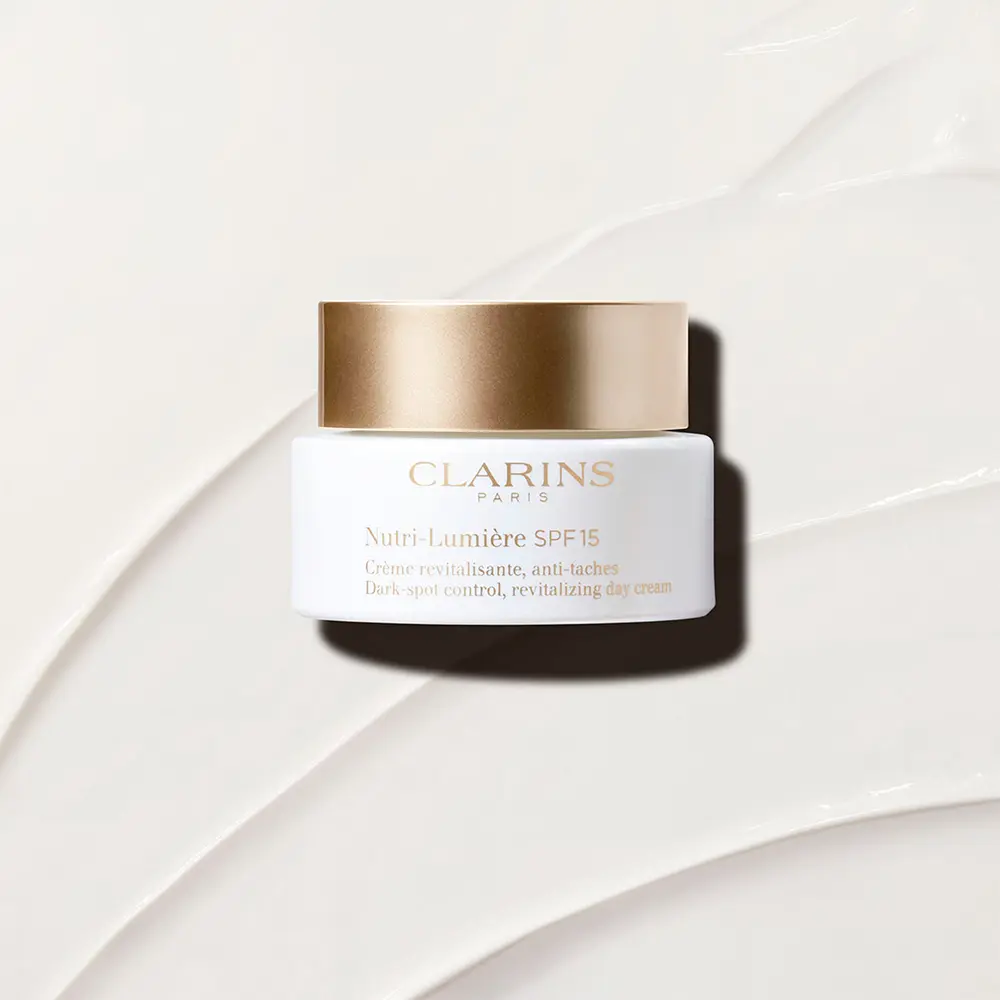 Крем для лица nutri-lumière crema revitalizante antimanchas spf15 Clarins, 50 мл. — фото 2