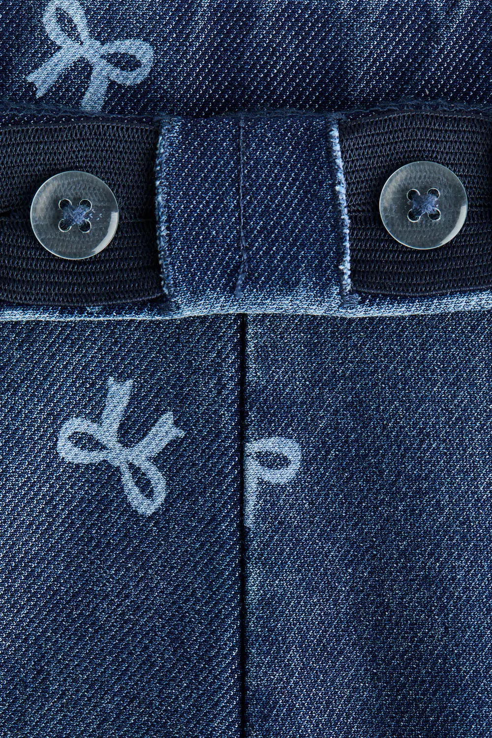 Комплект из 2 джеггинсов H&M, Dunkles Denimblau/Schleifen — фото 2